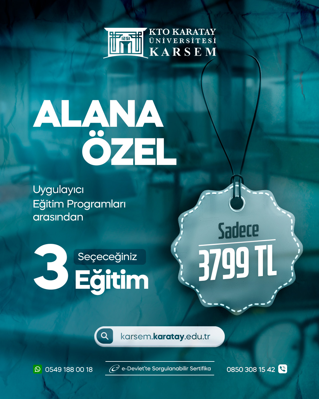 Alana Özel Eğitim Programları - 3 Eğitim 3799 TL